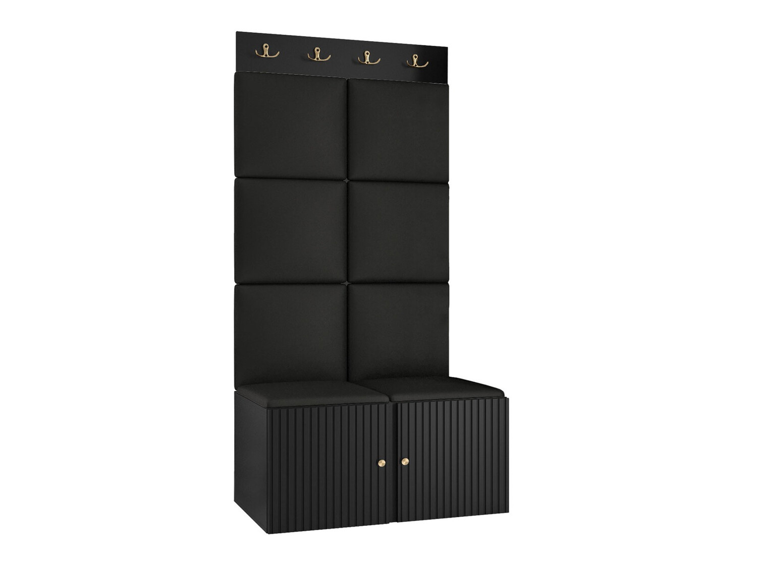 Set za hodnik Hartford 383 (Crno)