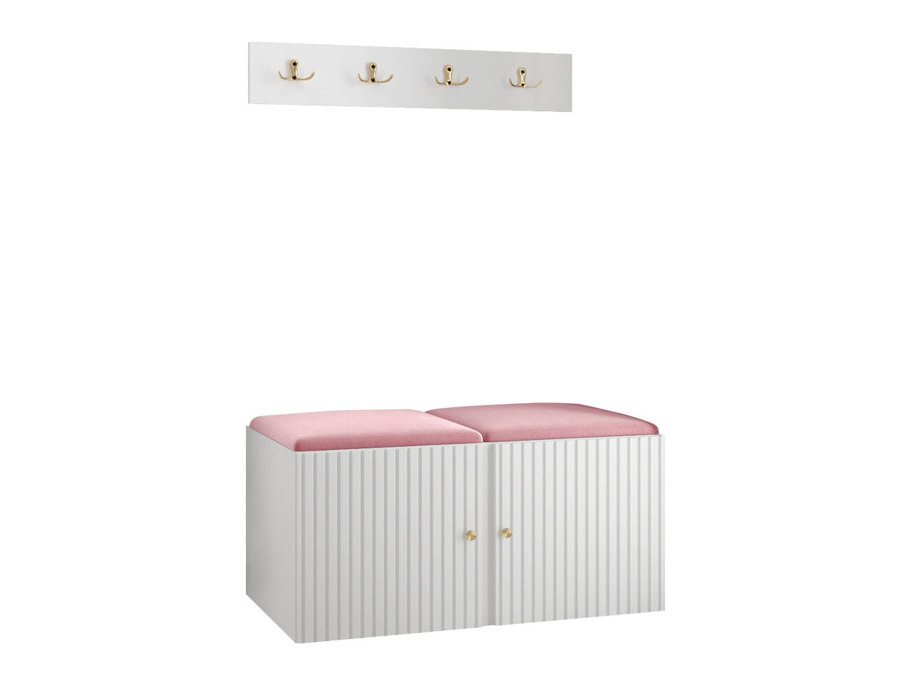 Set za hodnik Hartford 384 (Belo)