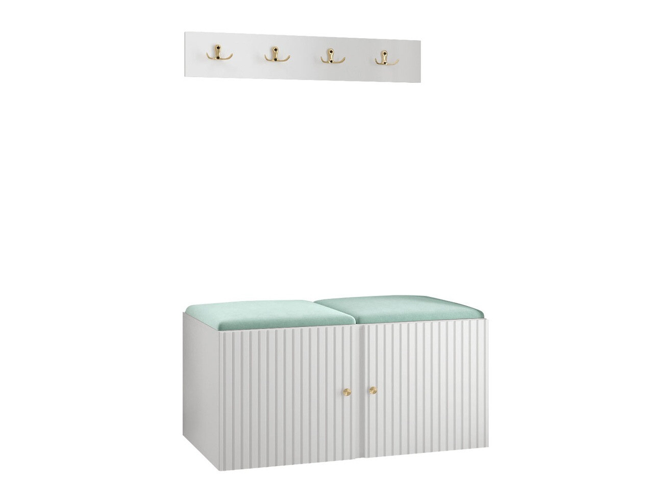 Set za hodnik Hartford 384 (Belo)