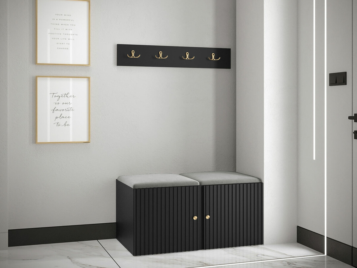 Set za hodnik Hartford 384 (Crno)