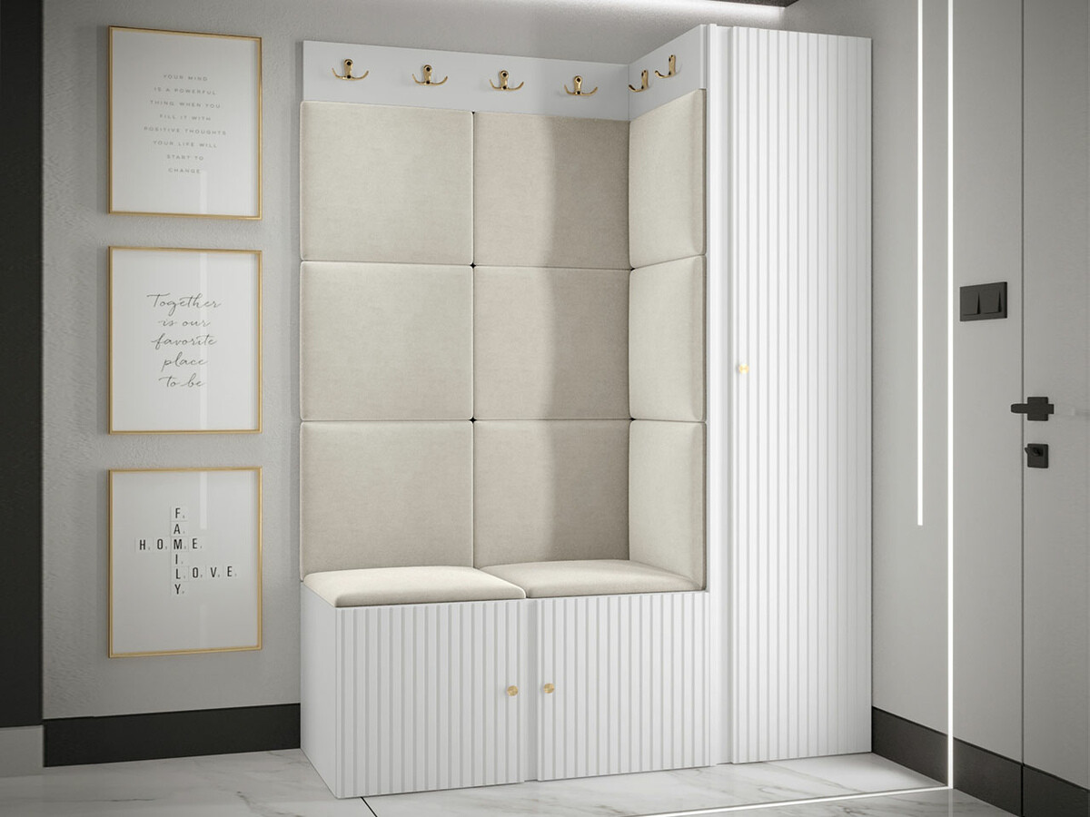 Set za hodnik Hartford 385 (Belo)