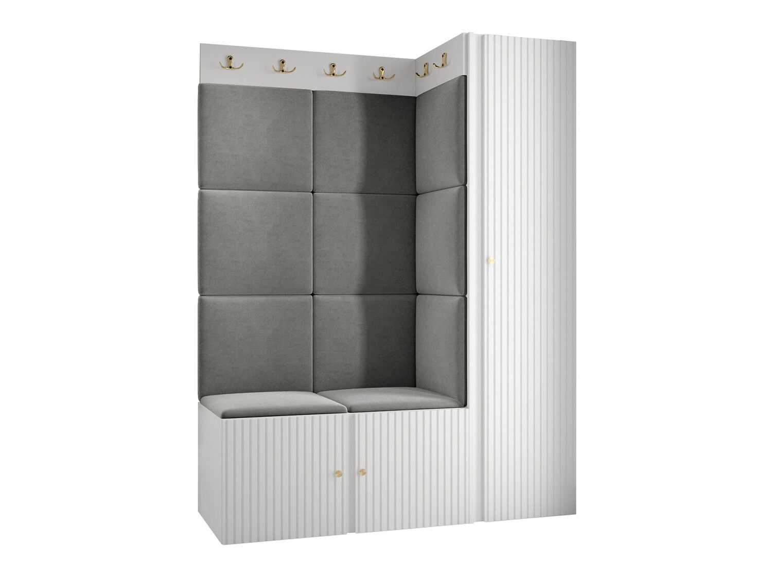 Set za hodnik Hartford 385 (Belo)