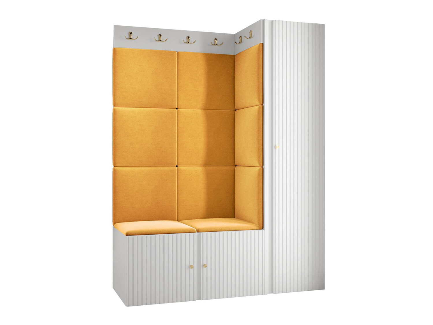 Set za hodnik Hartford 385 (Belo)