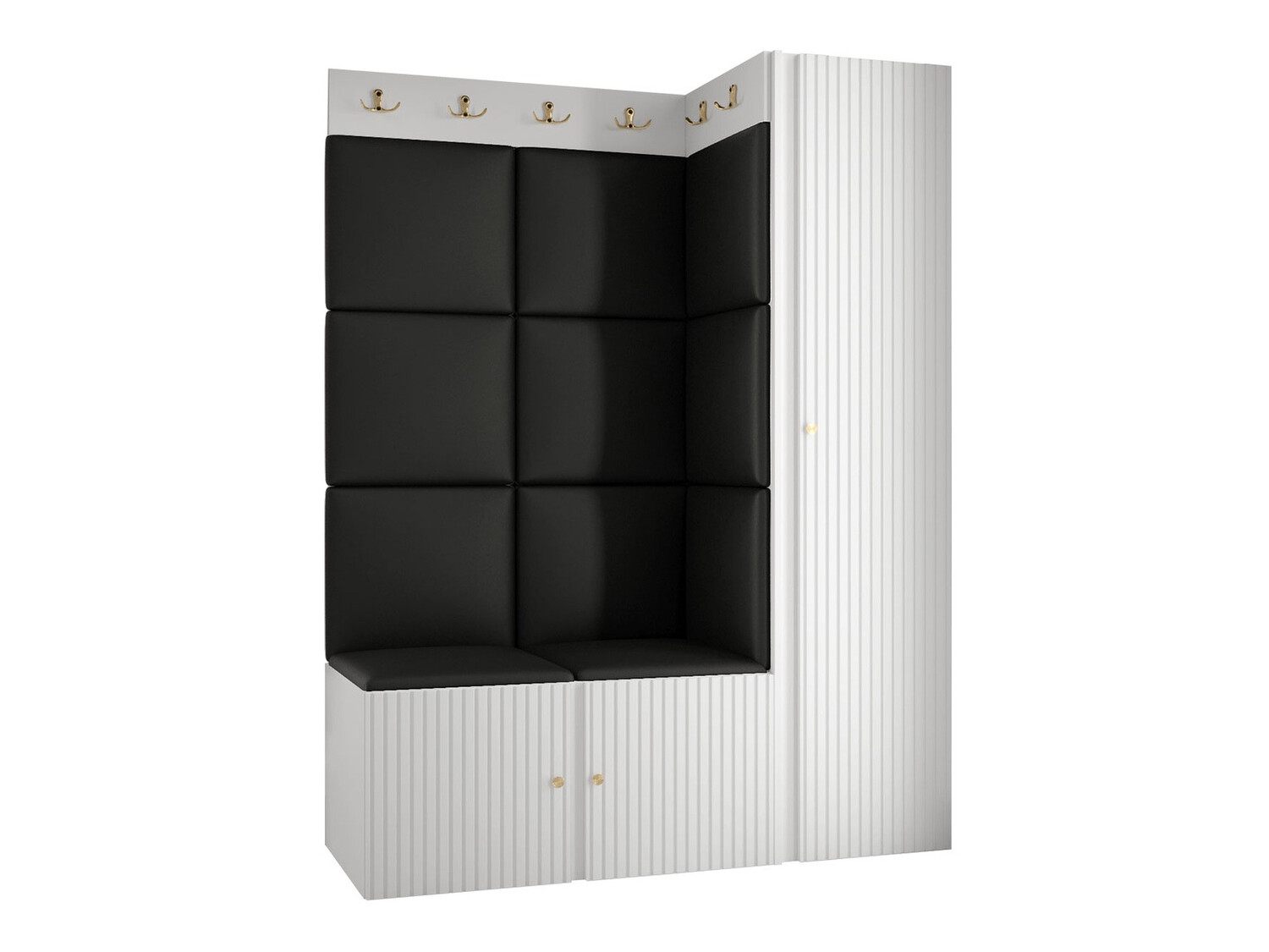 Set za hodnik Hartford 385 (Belo)