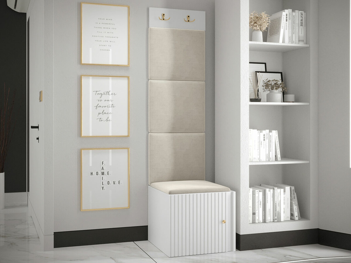 Set za hodnik Hartford 386 (Belo)