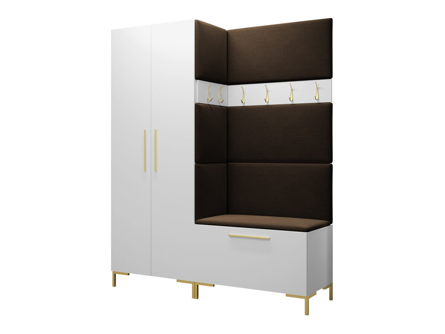 Set za hodnik Tivsoa 100 (Belo)