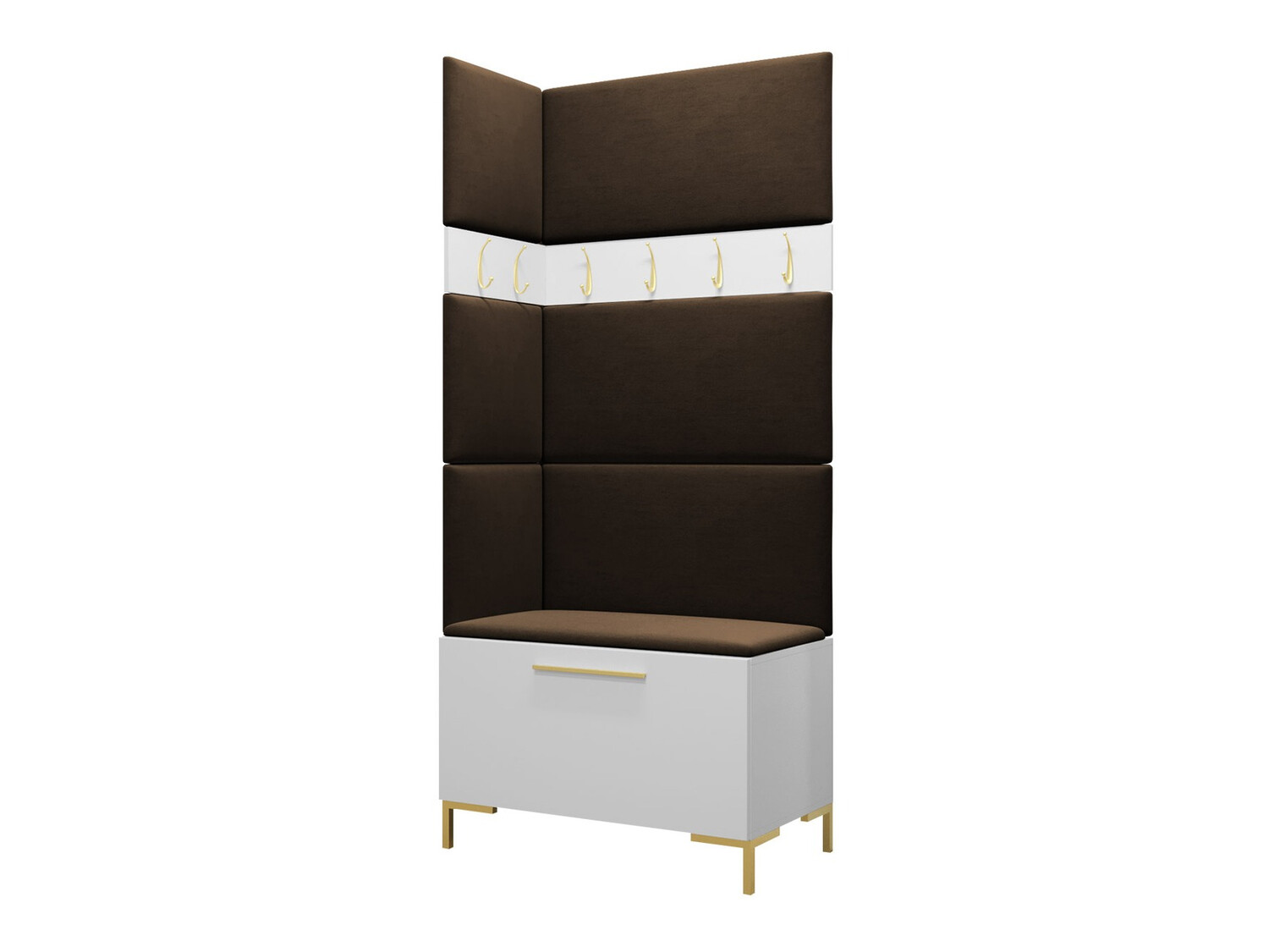 Set za hodnik Tivsoa 103 (Belo)