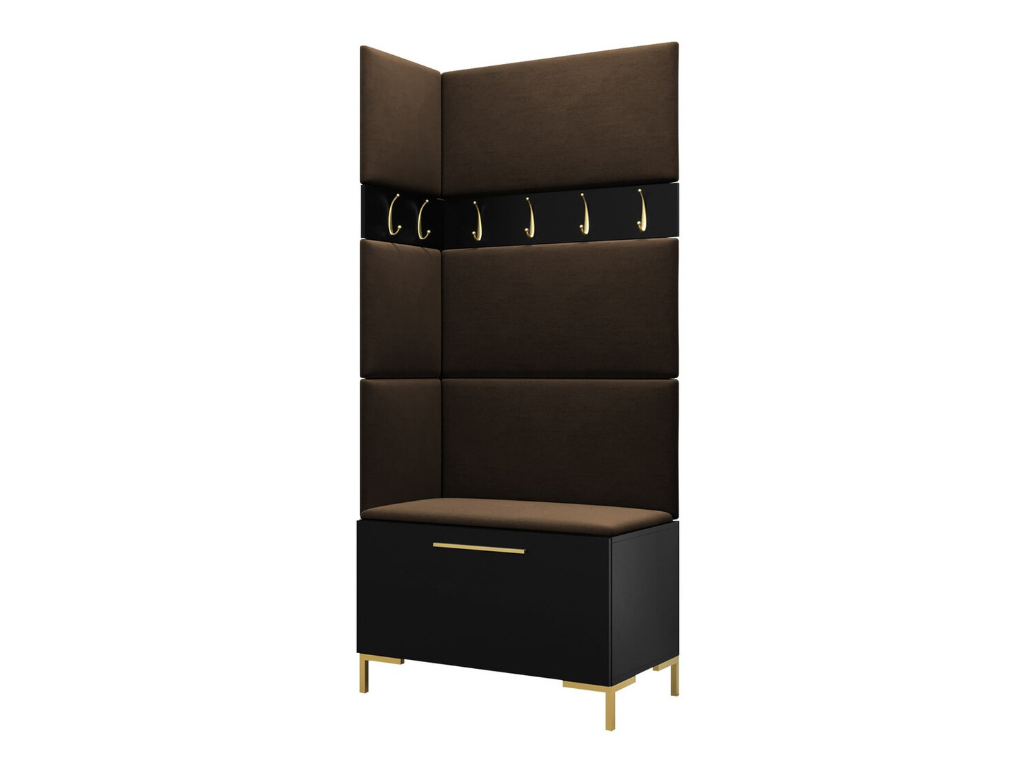 Set za hodnik Tivsoa 103 (Crno)