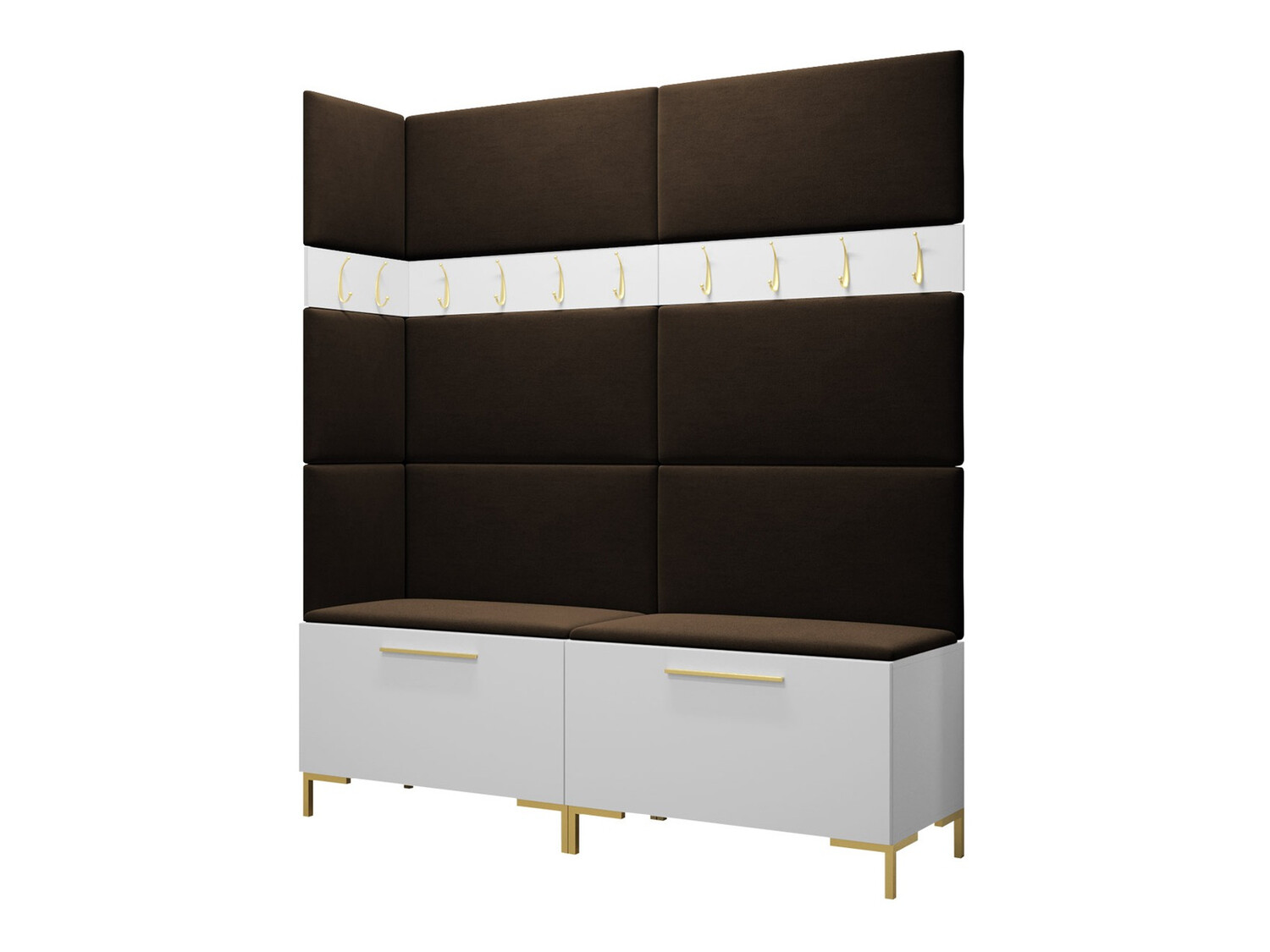 Set za hodnik Tivsoa 104 (Belo)