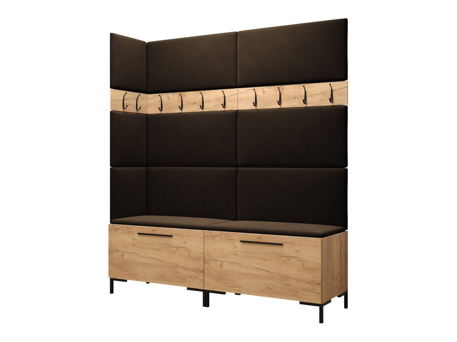 Set za hodnik Tivsoa 104 (Craft hrast)