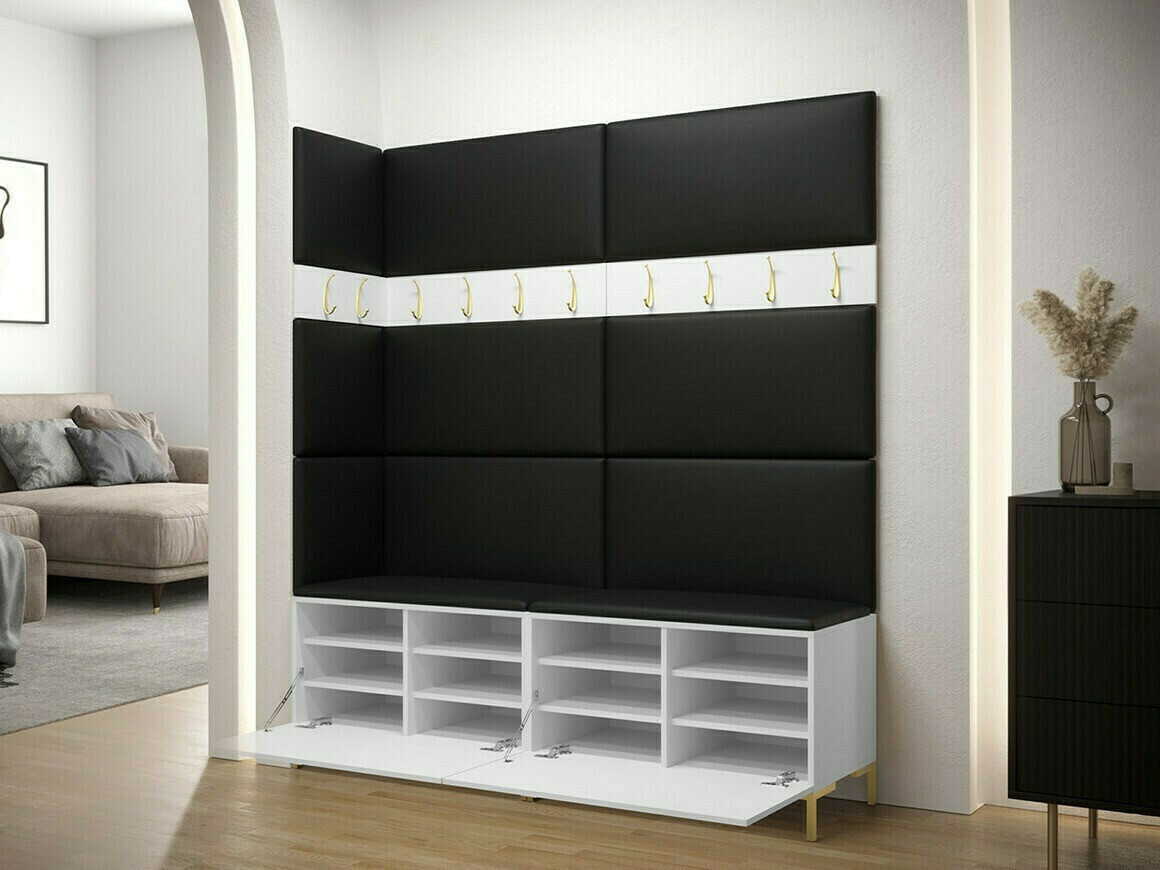 Set za hodnik Tivsoa 104 (Crno)