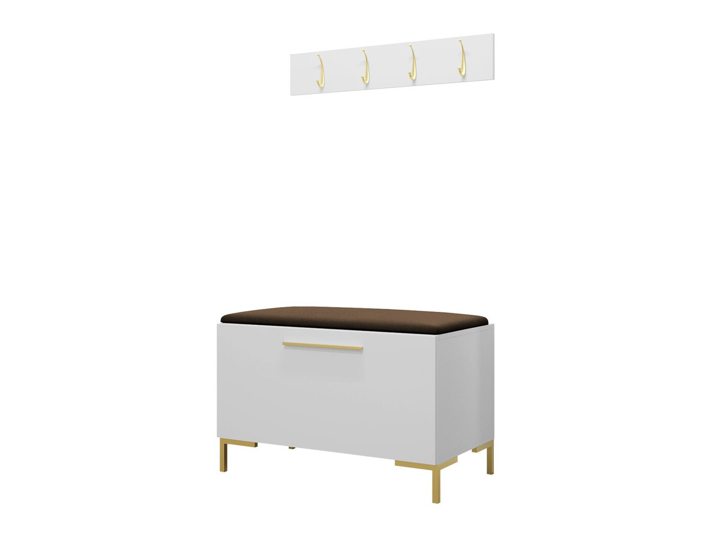 Set za hodnik Tivsoa 108 (Belo)