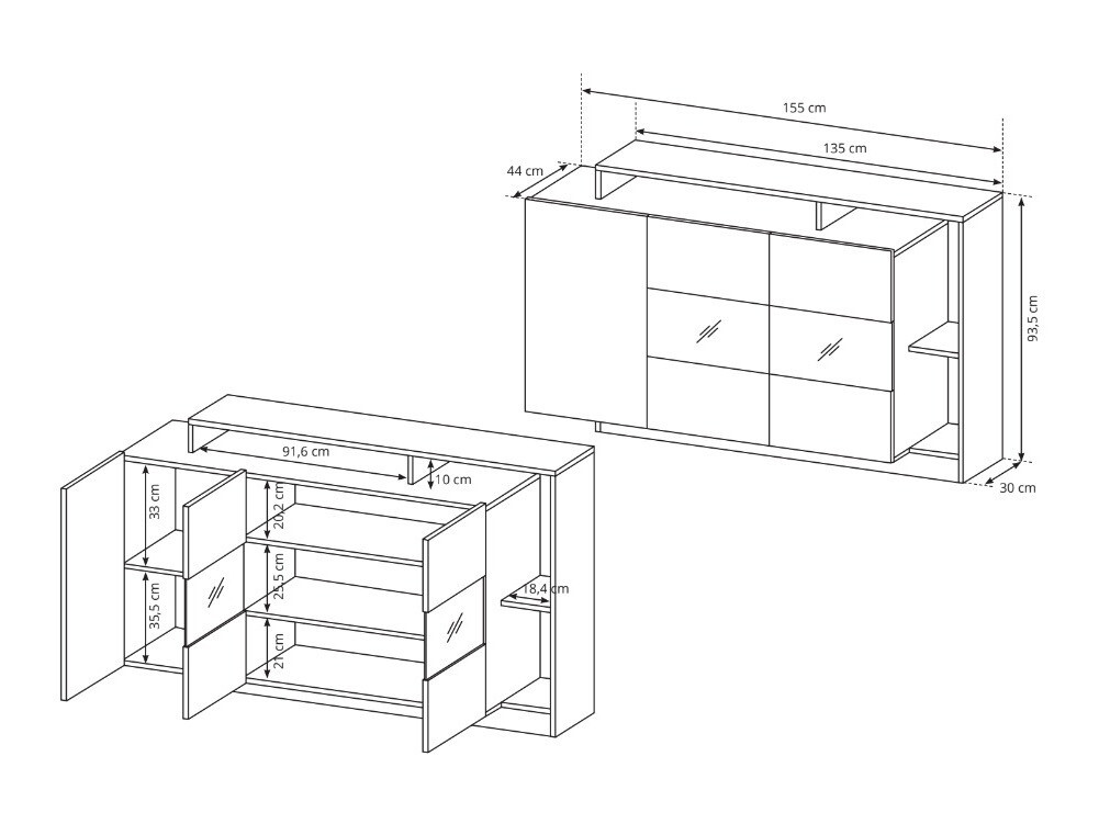 Ormarić Dorsono 100