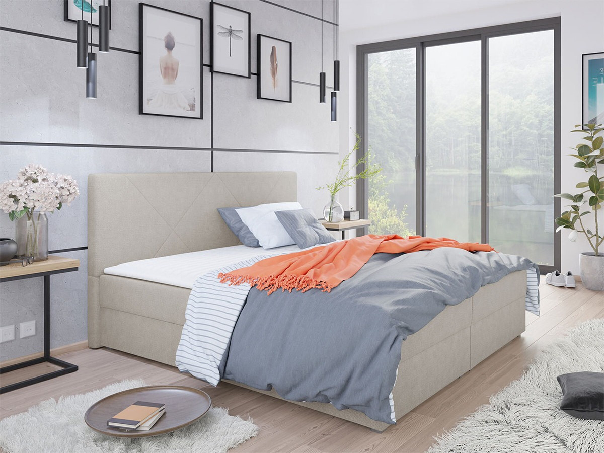 Boxspring krevet Memphis 117 (Rico 01)