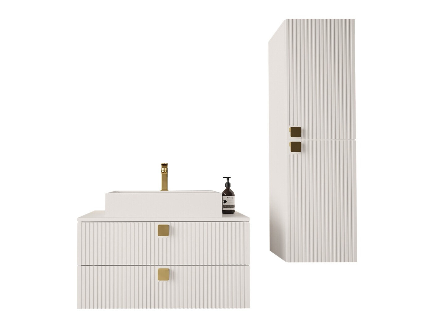 Set za kupatilo Panium (Belo)