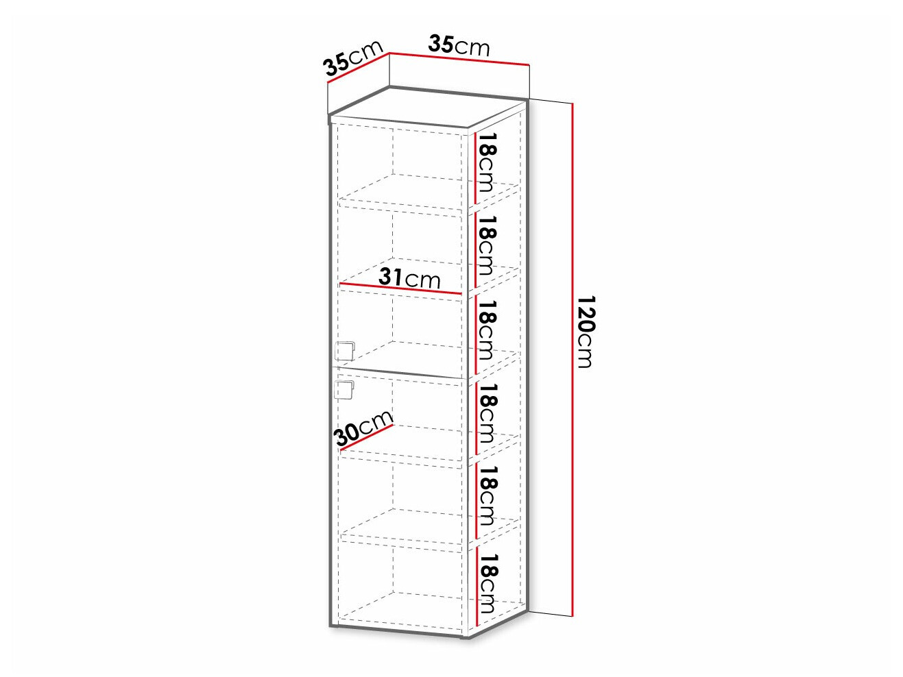 Viseći ormarić za kupatilo Orlvera 100 (Sivo)
