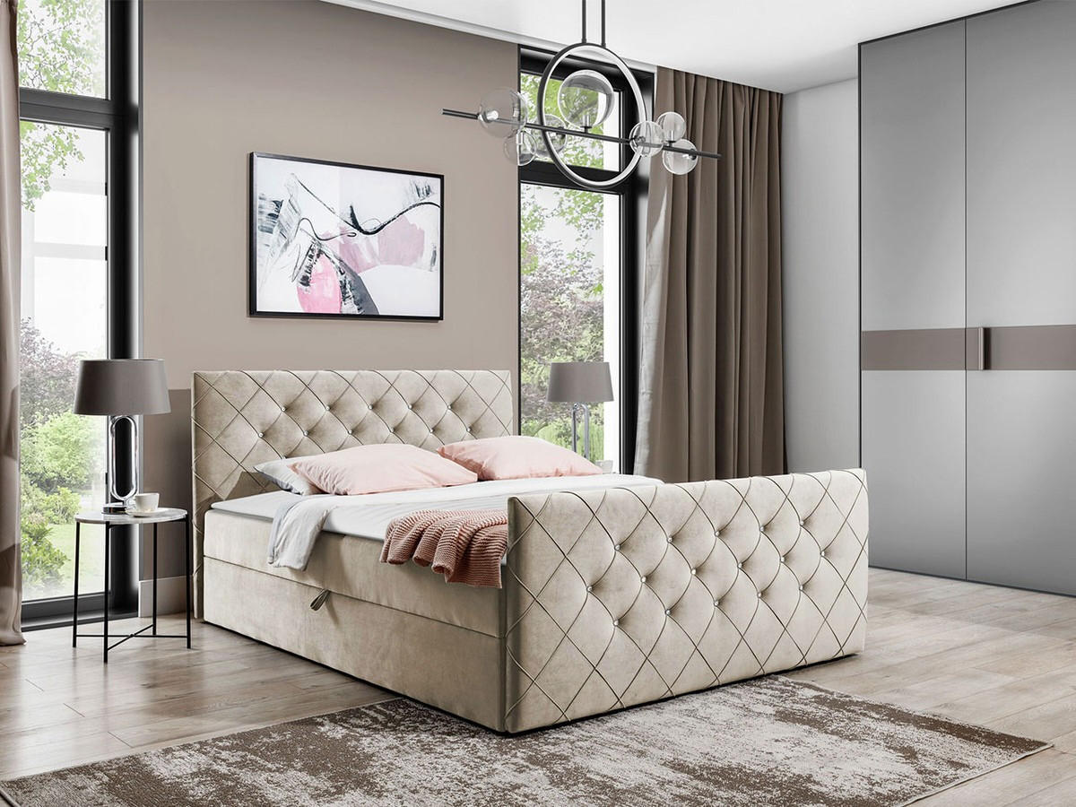Boxspring krevet Carmen (Amor Velvet 4303)