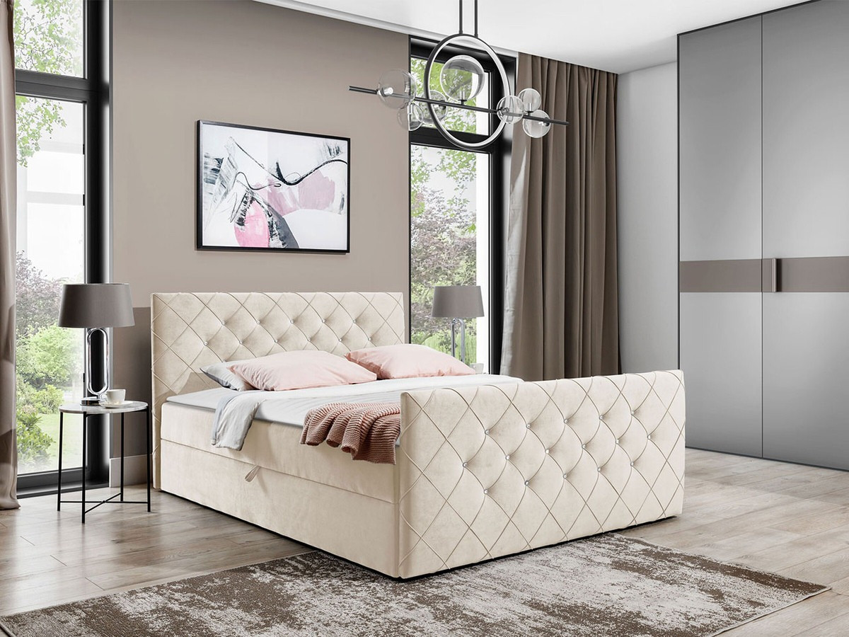 Boxspring krevet Carmen (Amor Velvet 4304)