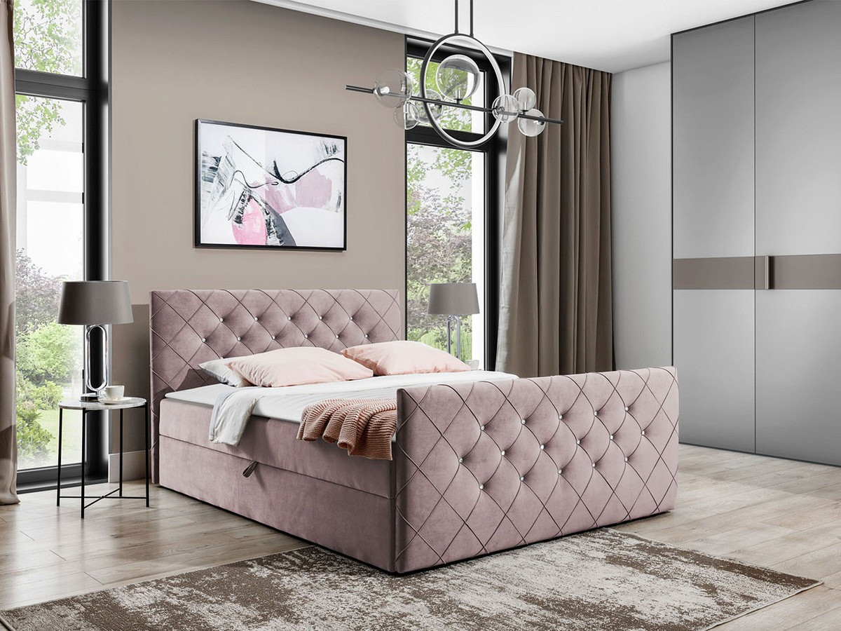 Boxspring krevet Carmen (Amor Velvet 4308)
