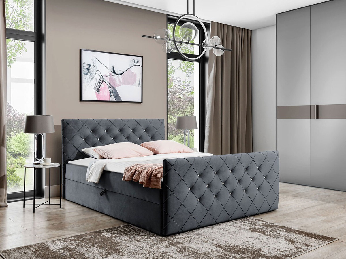 Boxspring krevet Carmen (Amor Velvet 4321)