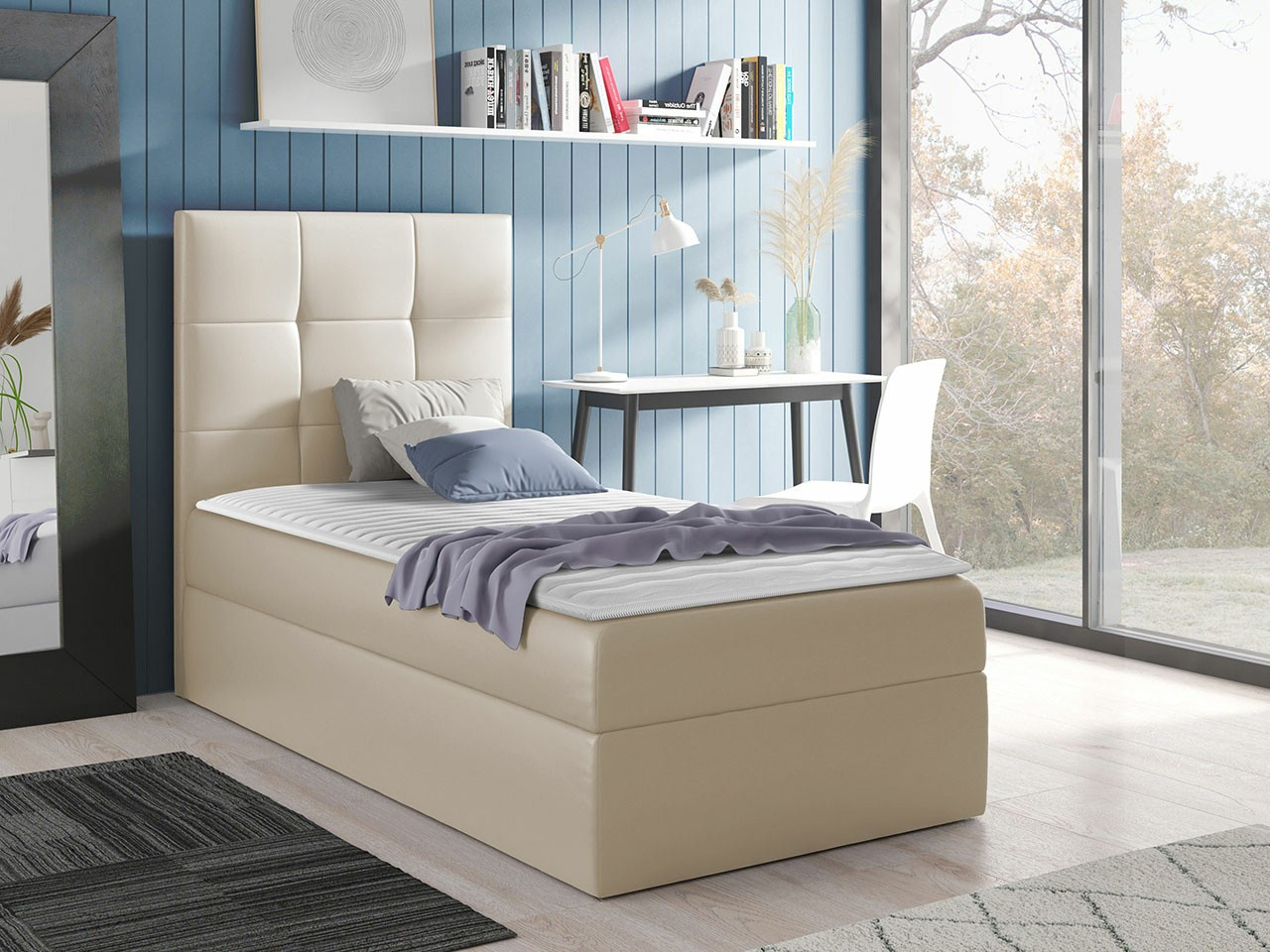 Boxspring krevet Baltimore 180 (Soft 033)