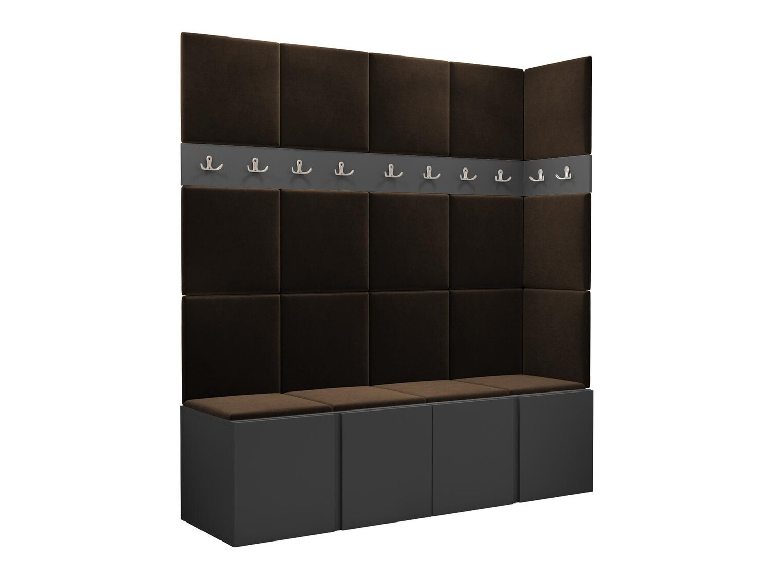 Set za hodnik Hartford 265 (Graphite)