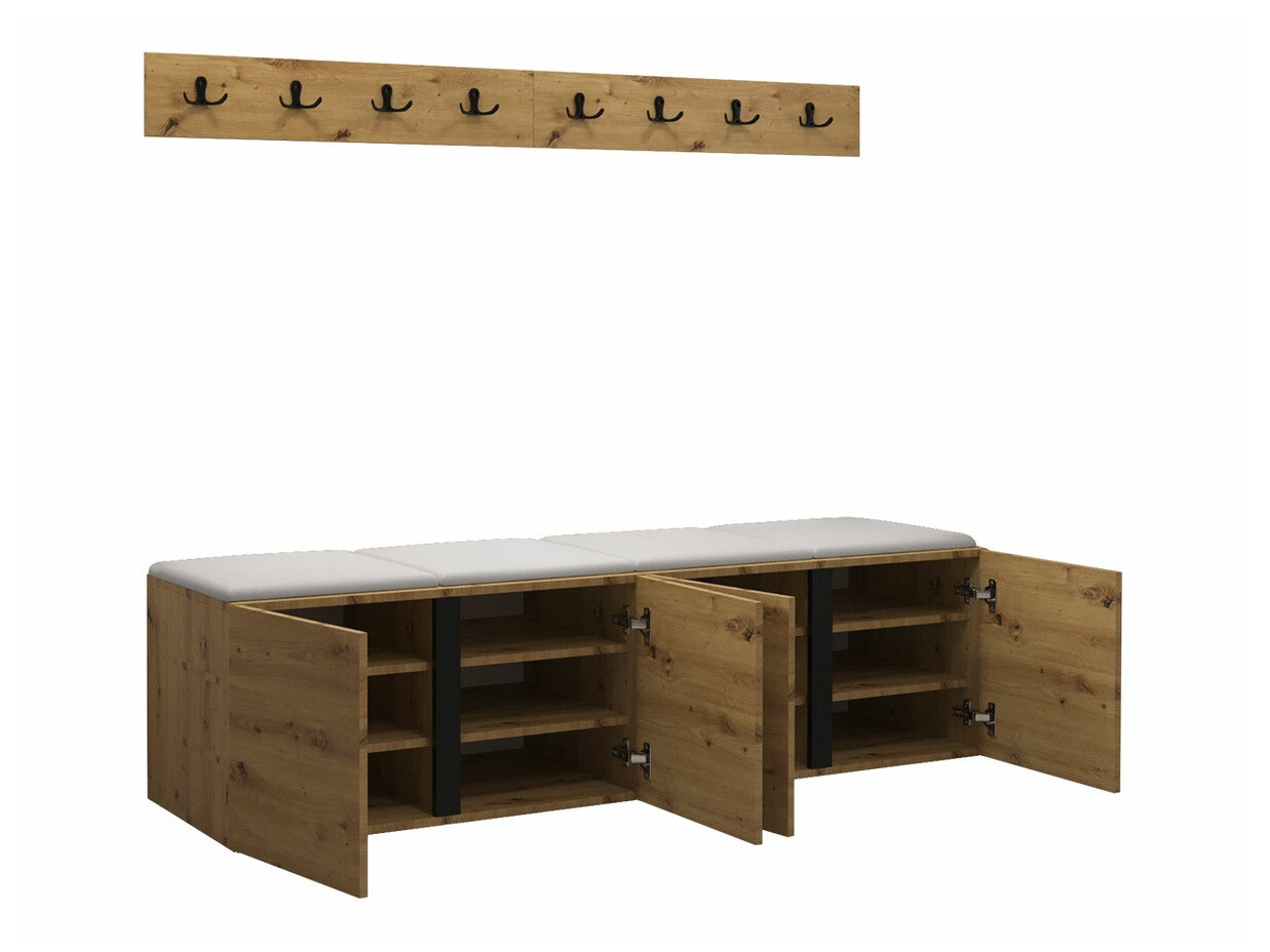 Set za hodnik Hartford 276 (Zanatski hrast)