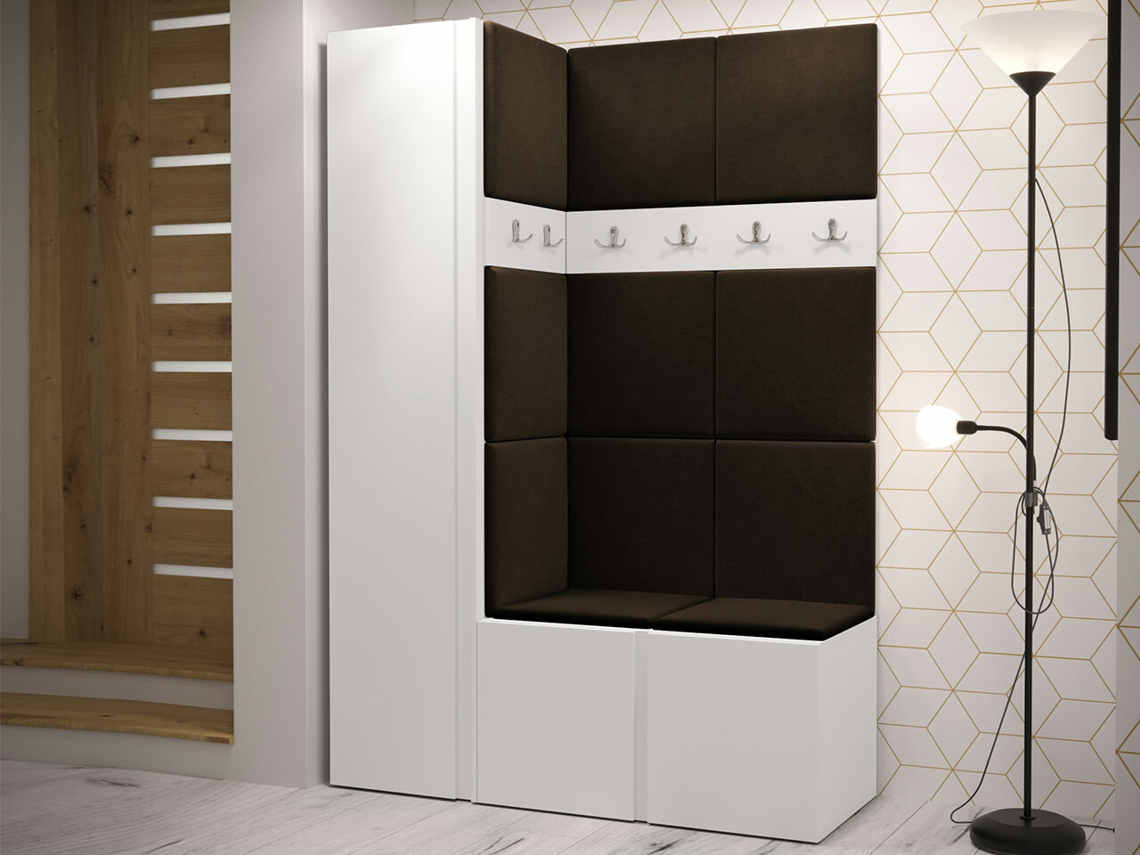 Set za hodnik Hartford 471 (Belo)