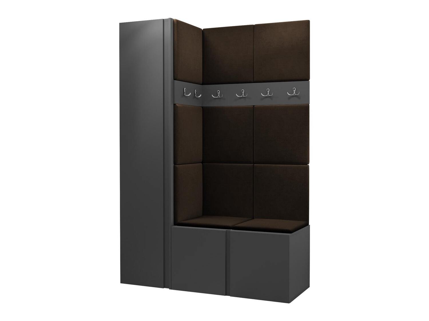 Set za hodnik Hartford 471 (Graphite)