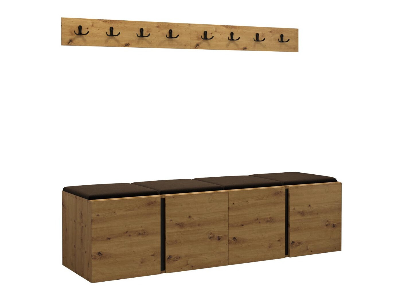 Set za hodnik Pinis VII (Artisan hrast)