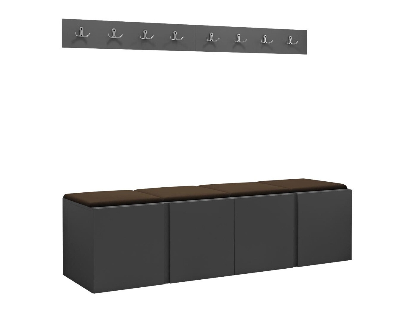 Set za hodnik Pinis VII (Grafit)