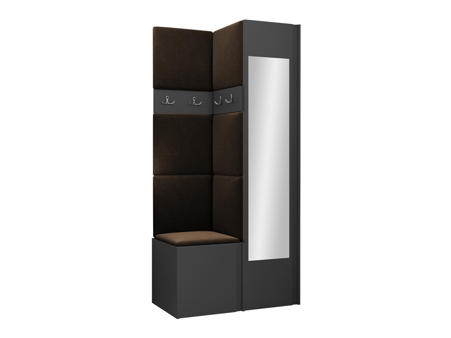 Set za hodnik Hartford 354 (Grafit)