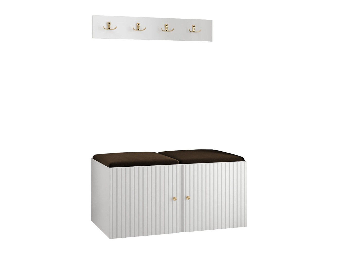 Set za hodnik Hartford 384 (Belo)