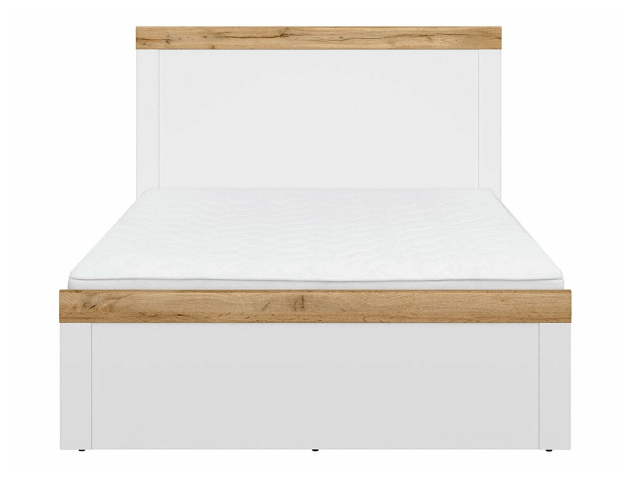 Krevet Sonsoru 115 (Belo + Sjajno belo + Hrast Votan)