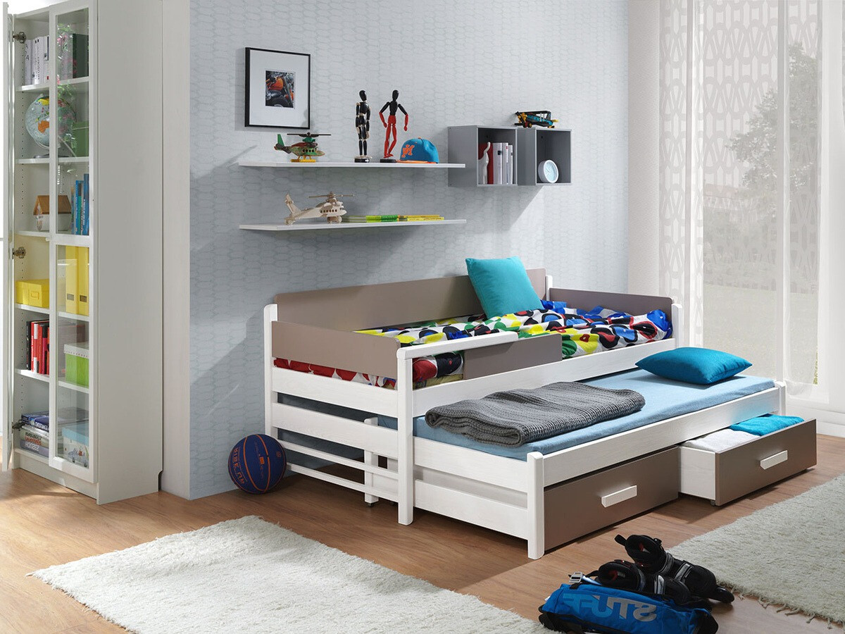 Krevet Henderson 121 (Belo + Trufel)