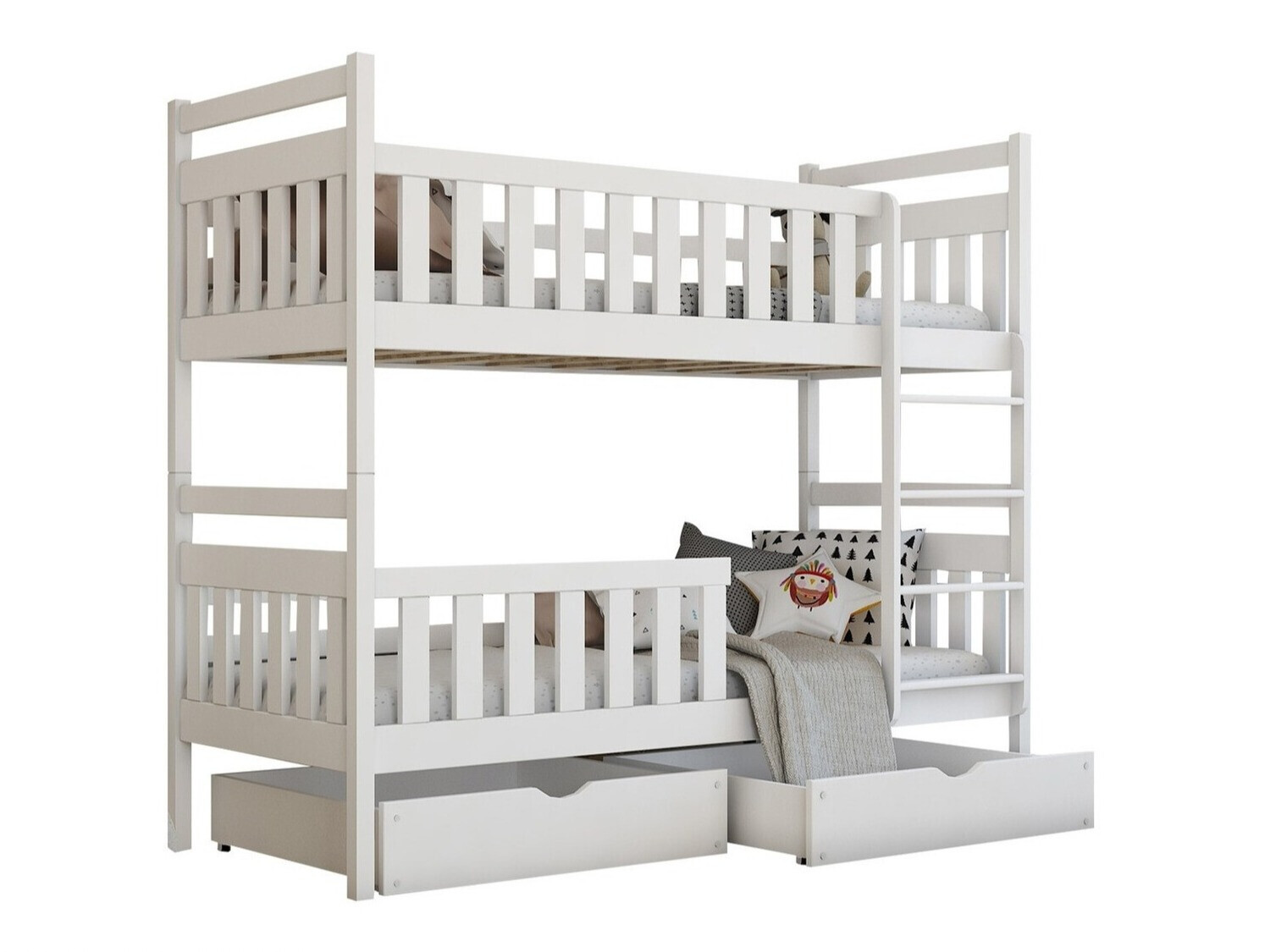 Krevet na sprat Vista 100 (Belo)