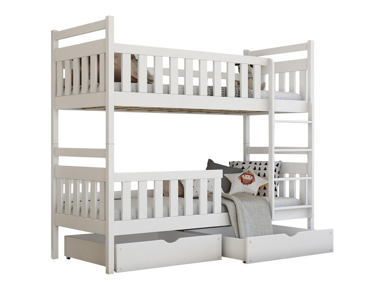 Krevet na sprat Vista 100 (Belo)