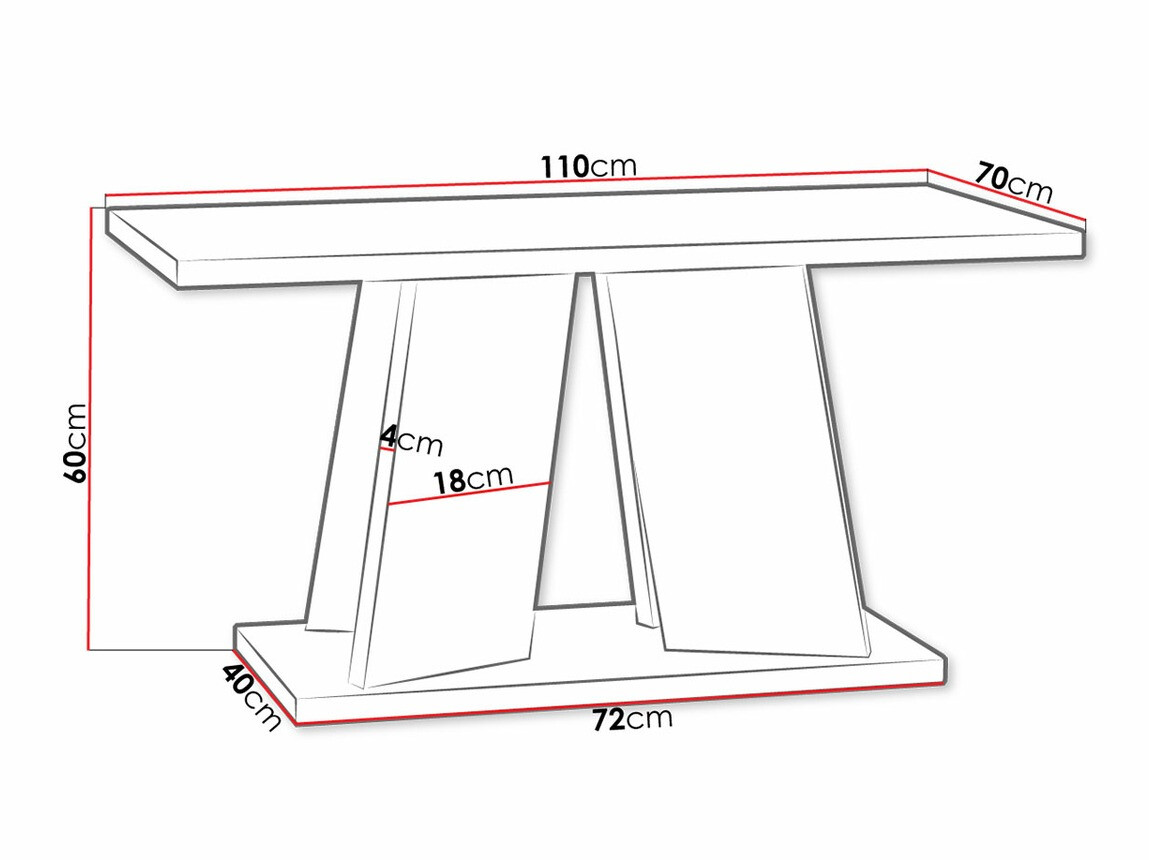 Stočić za kafu Goodyear 108 (Sivo + Crno)