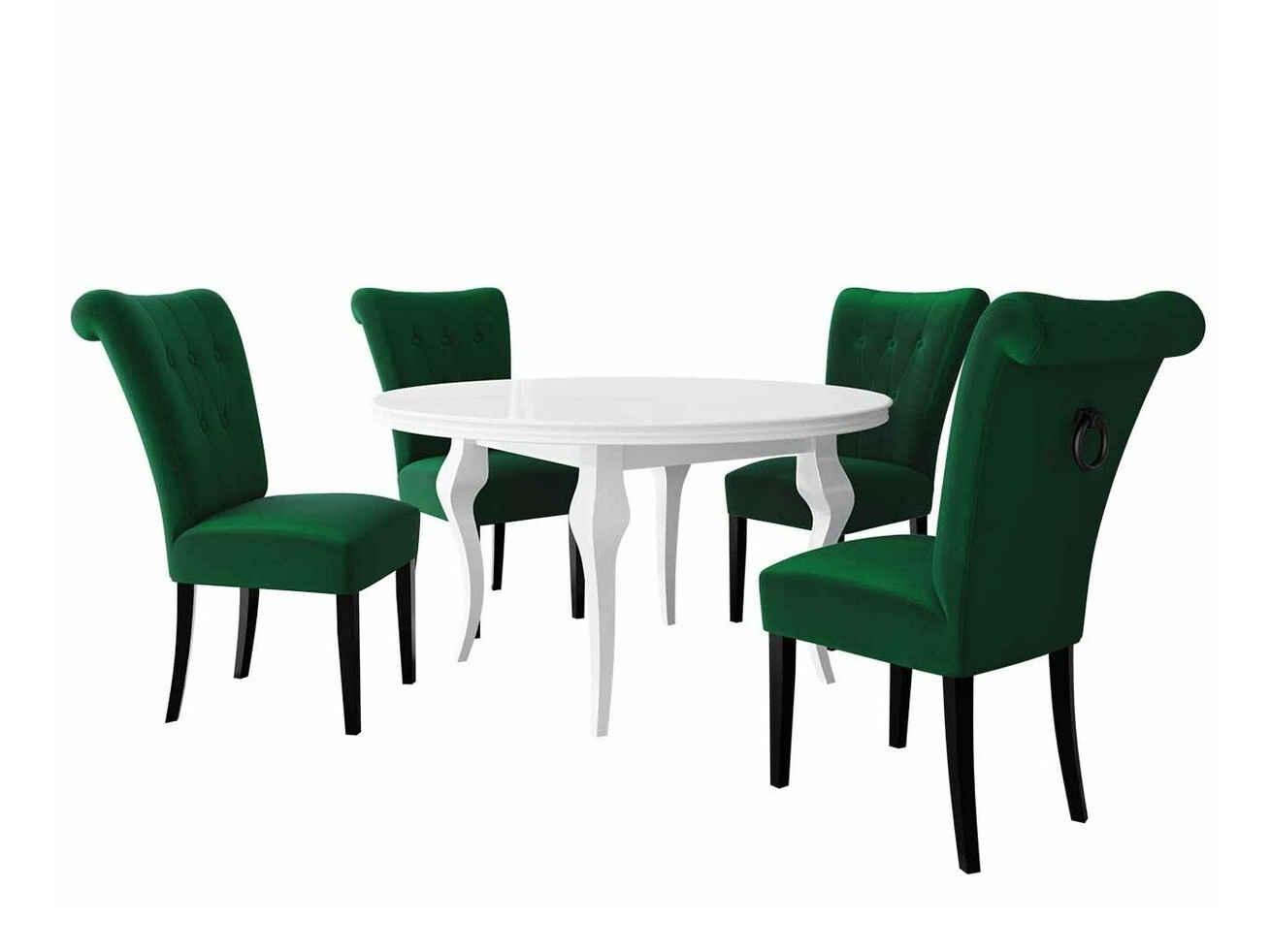 Trpezarijski set Racine 143 (Crno)