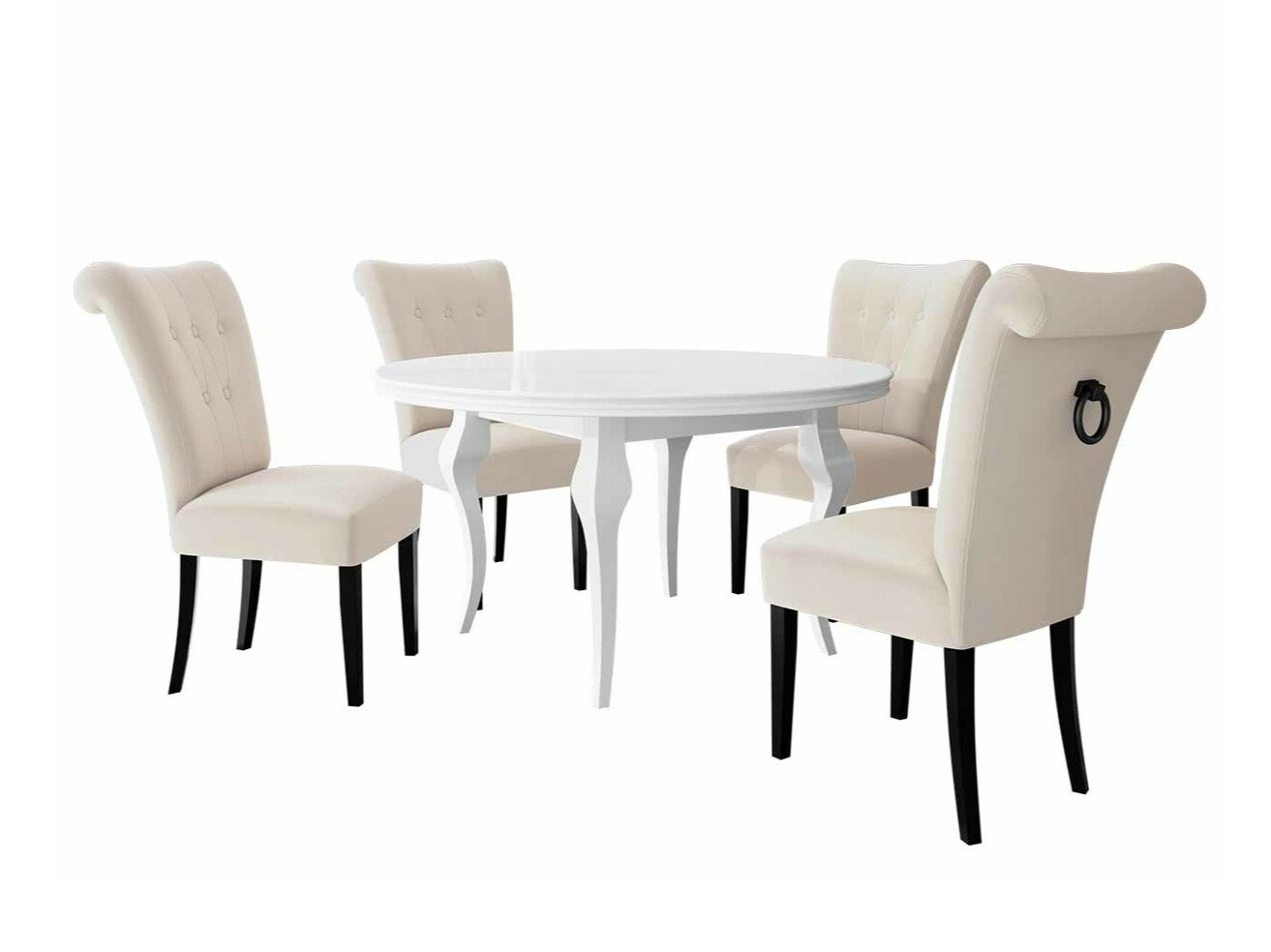 Trpezarijski set Racine 143 (Crno)