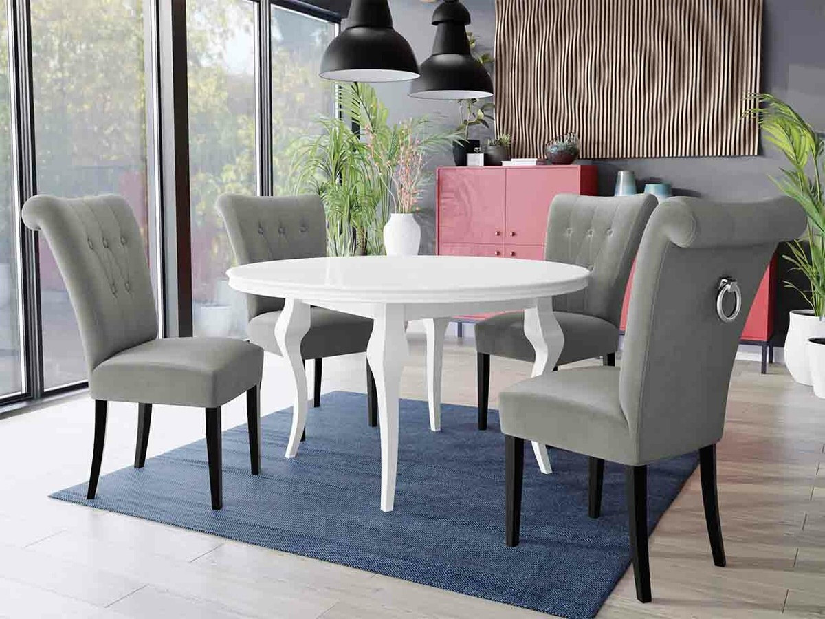 Trpezarijski set Racine 143 (Srebrna)