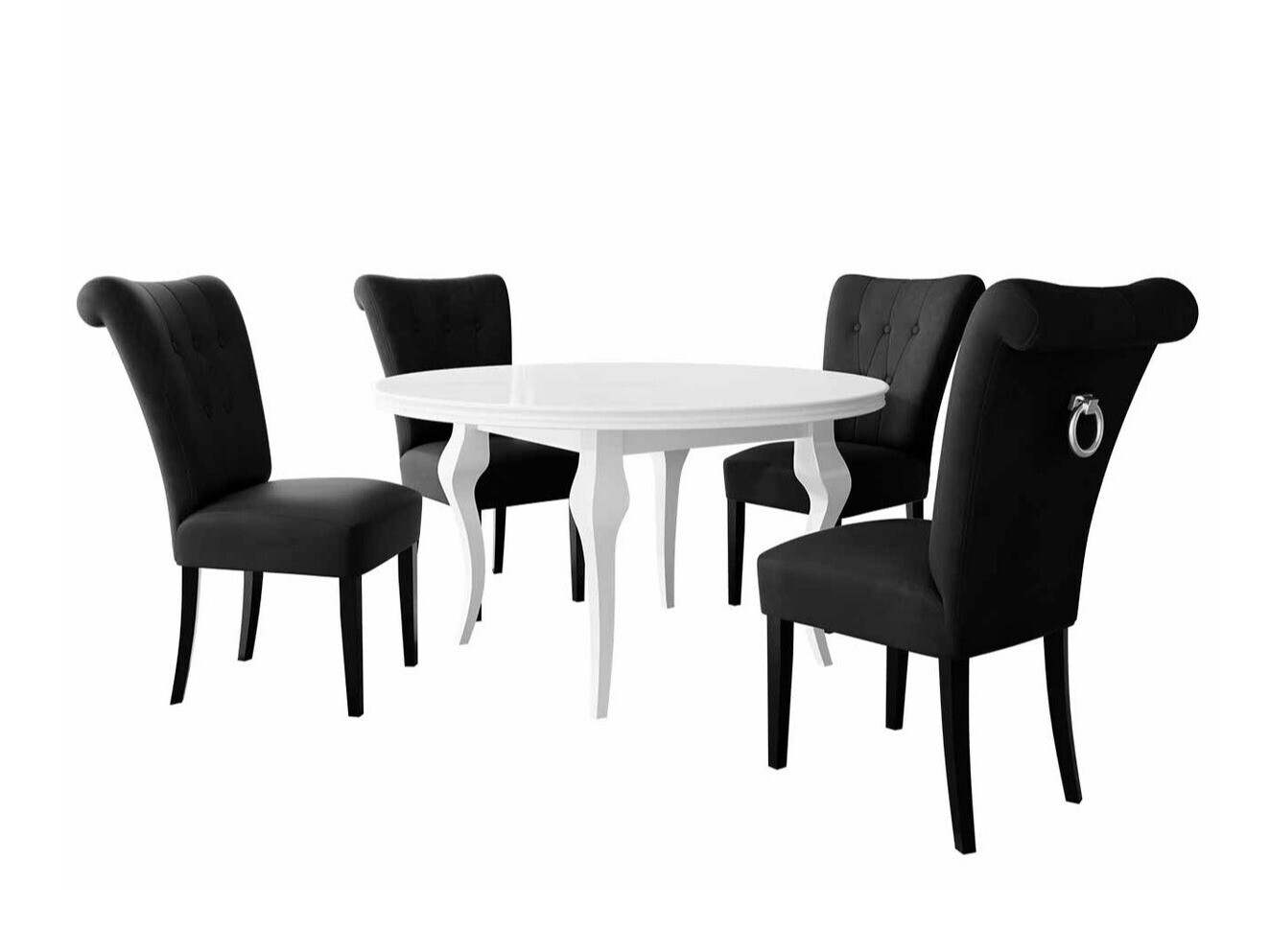 Trpezarijski set Racine 143 (Srebrna)