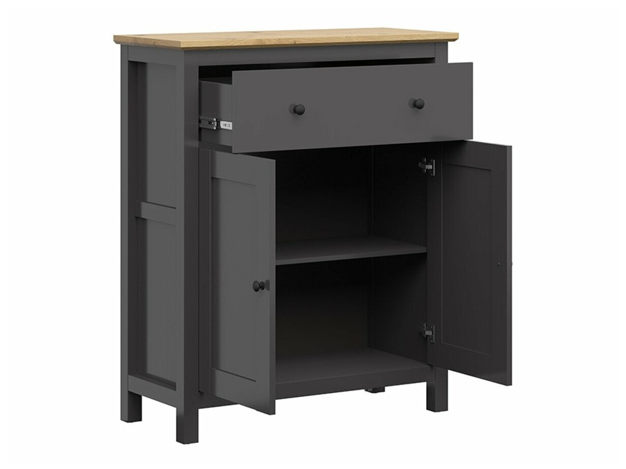 Komoda Sordoro 126 (Graphite + Zanatski hrast)