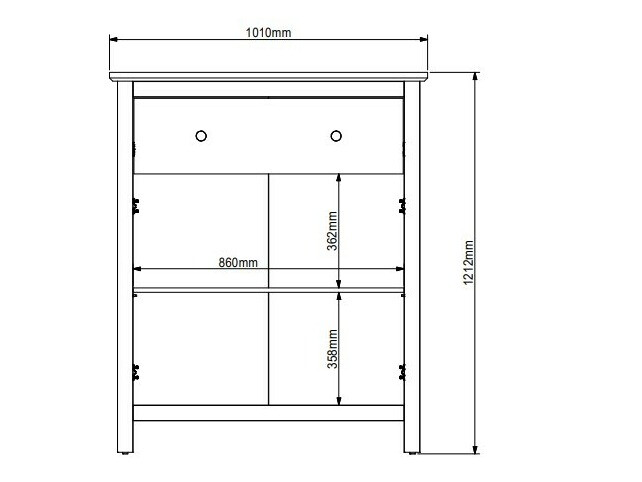 Komoda Sordoro 126 (Sibu ariš + Larico bor)