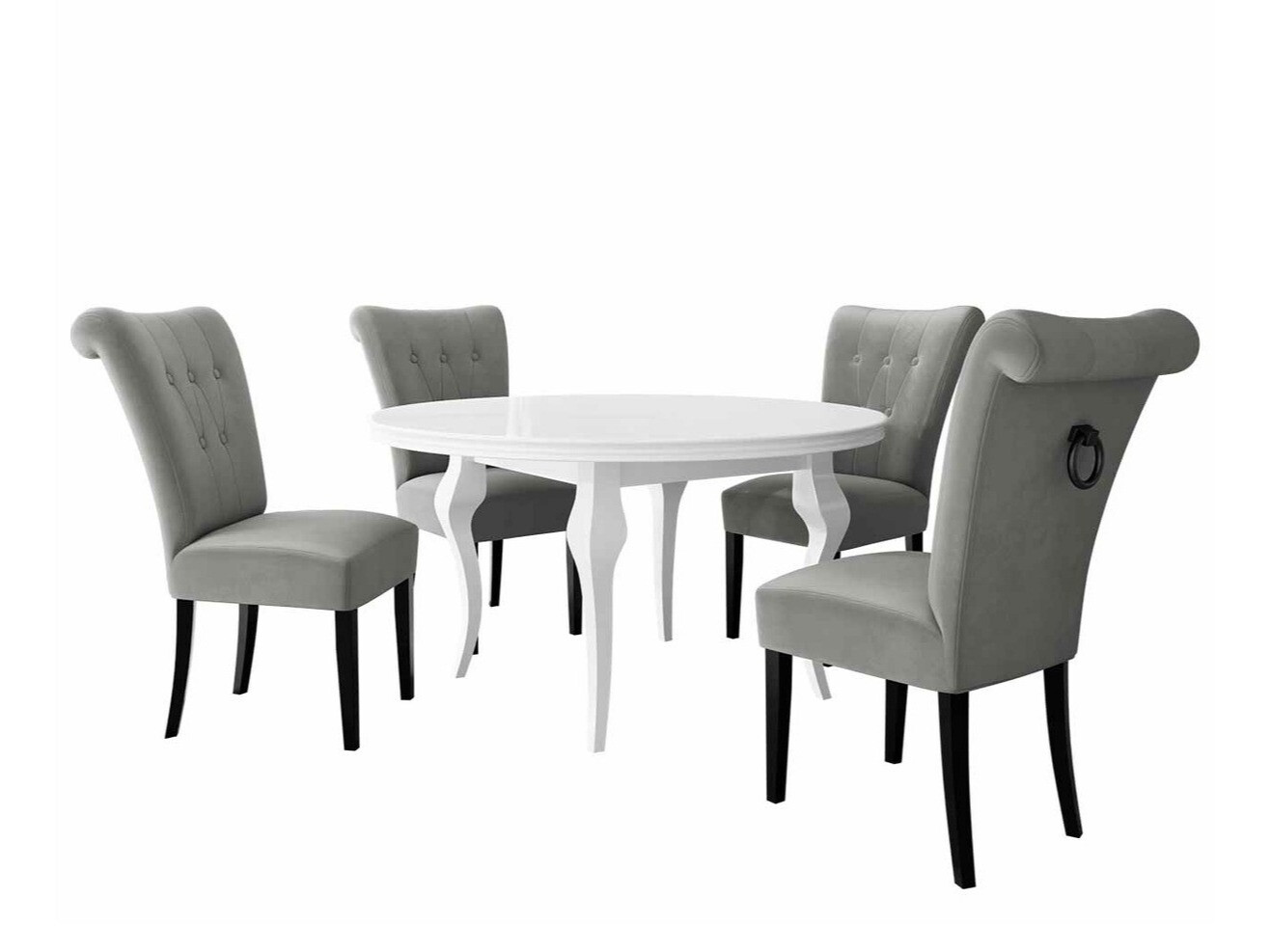 Trpezarijski set Racine 142 (Crno)