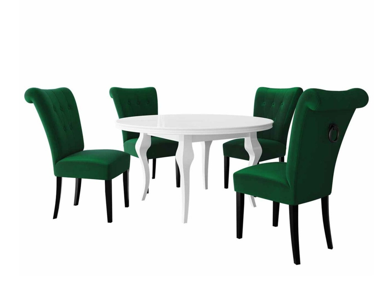 Trpezarijski set Racine 142 (Crno)