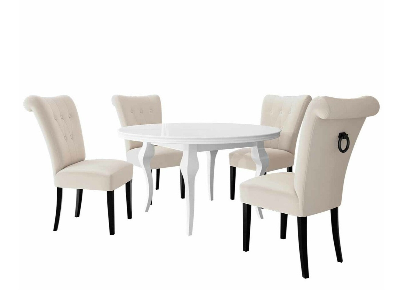 Trpezarijski set Racine 142 (Crno)