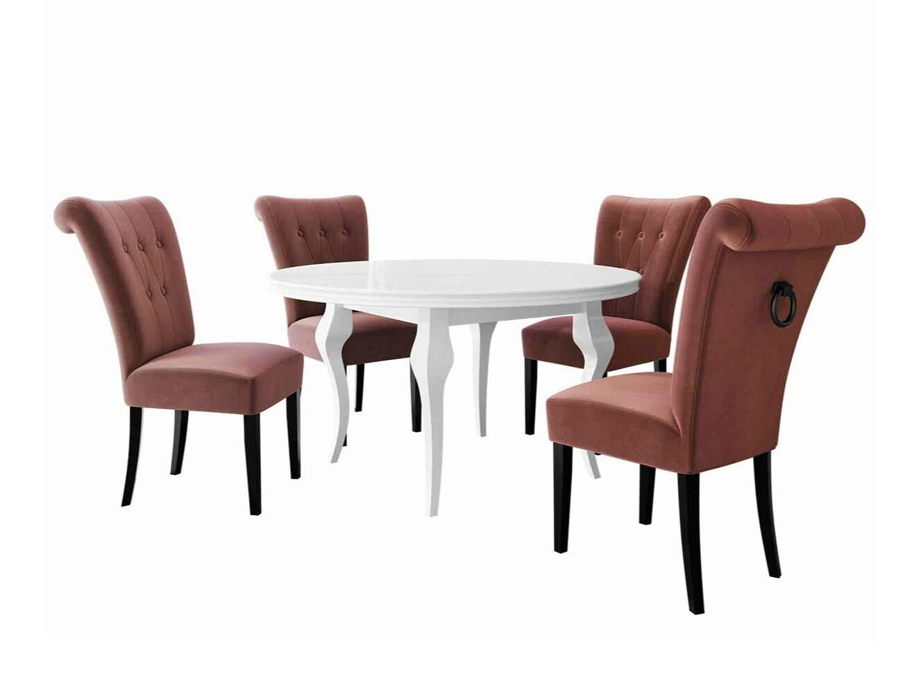 Trpezarijski set Racine 142 (Crno)