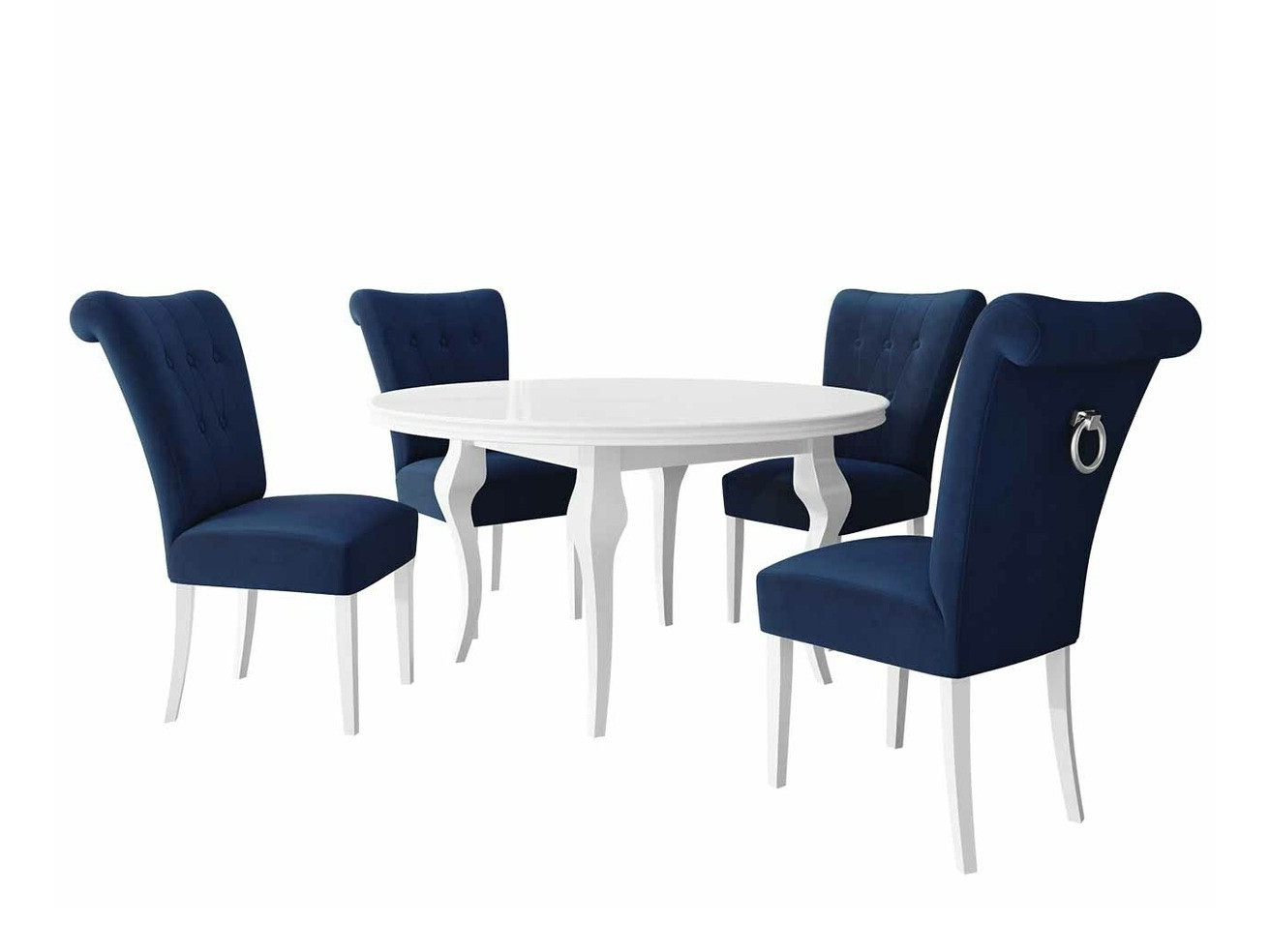 Trpezarijski set Racine 142 (Srebrna)