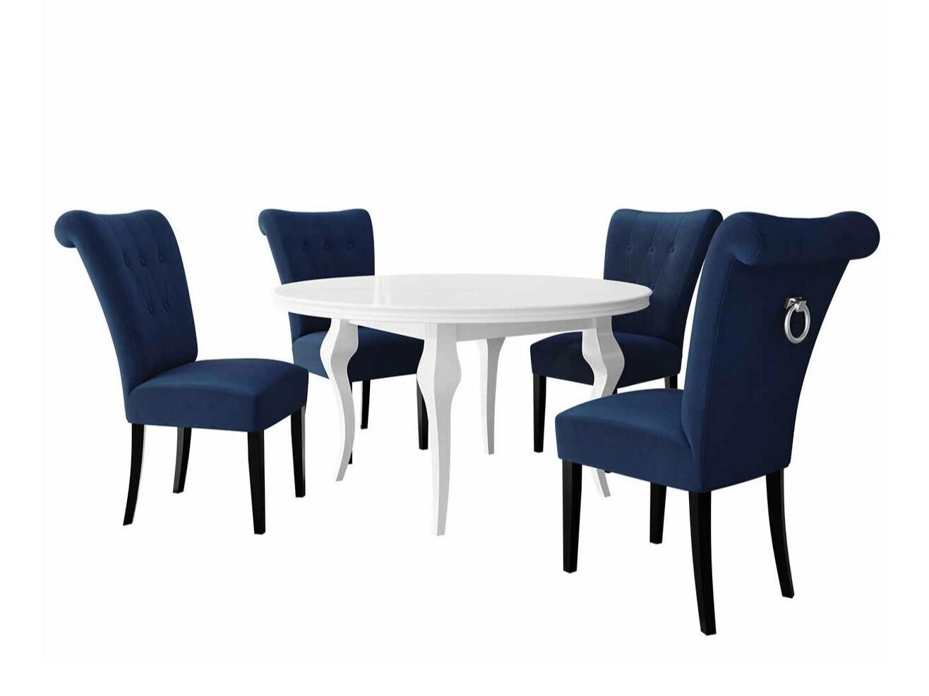 Trpezarijski set Racine 142 (Srebrna)